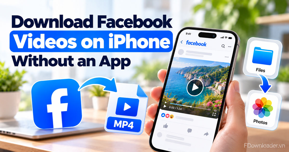 How to Download Facebook Videos on iPhone Without an App
